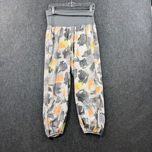 Lululemon Om Pant Women's 6 Multicolor Mini Art Pop White Multi Slate Athletic